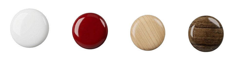 Robustline Cupboard Handles & Knobs Knobs Plastic Knob 347 Cabinet Furniture Knob Premium Hardware for Door Cabinet Window Furniture and Interior Use